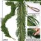 2 Pack Norfolk Pine Garland 9 FT Artificial Christmas Garland, Real Touch Dense Evergreen Greenery for Mantel, Table, Staircase, Fireplace, Indoor Outdoor Holiday Decorations